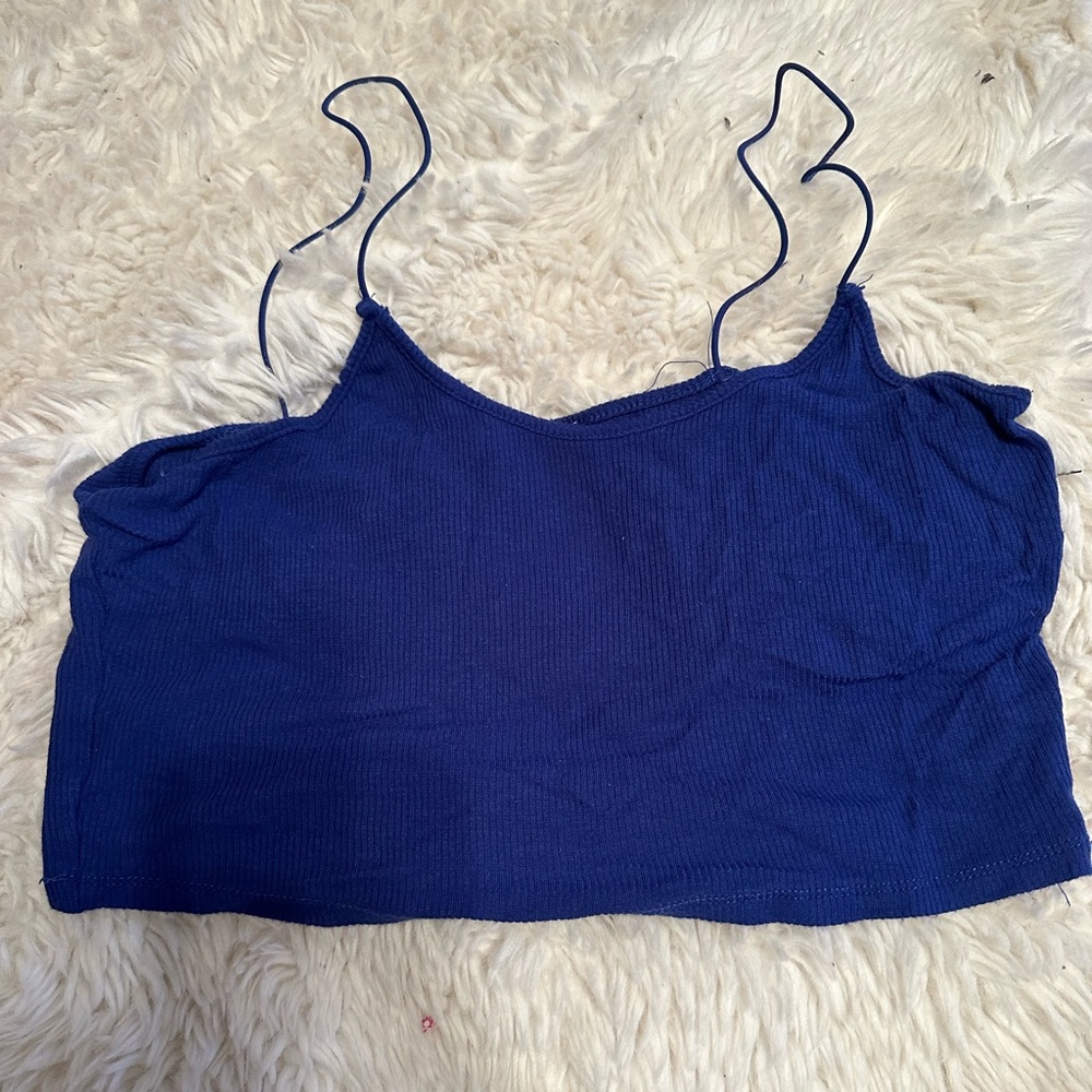 Blue tank top
